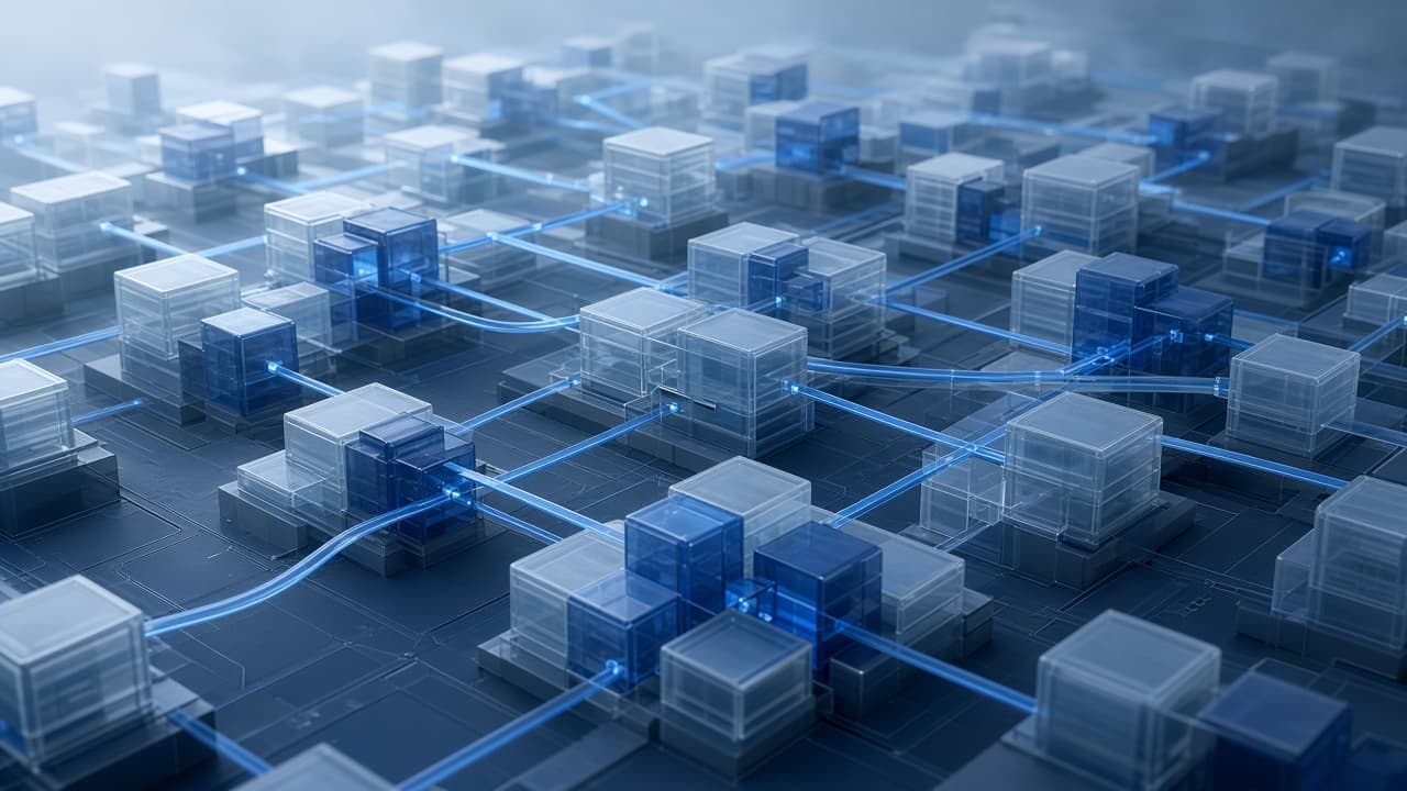 Abstract large codebase architecture visual